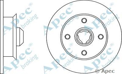 APEC BRAKING dsk2932 -  Тормозной диск